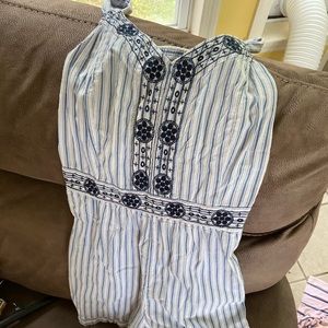 Striped romper